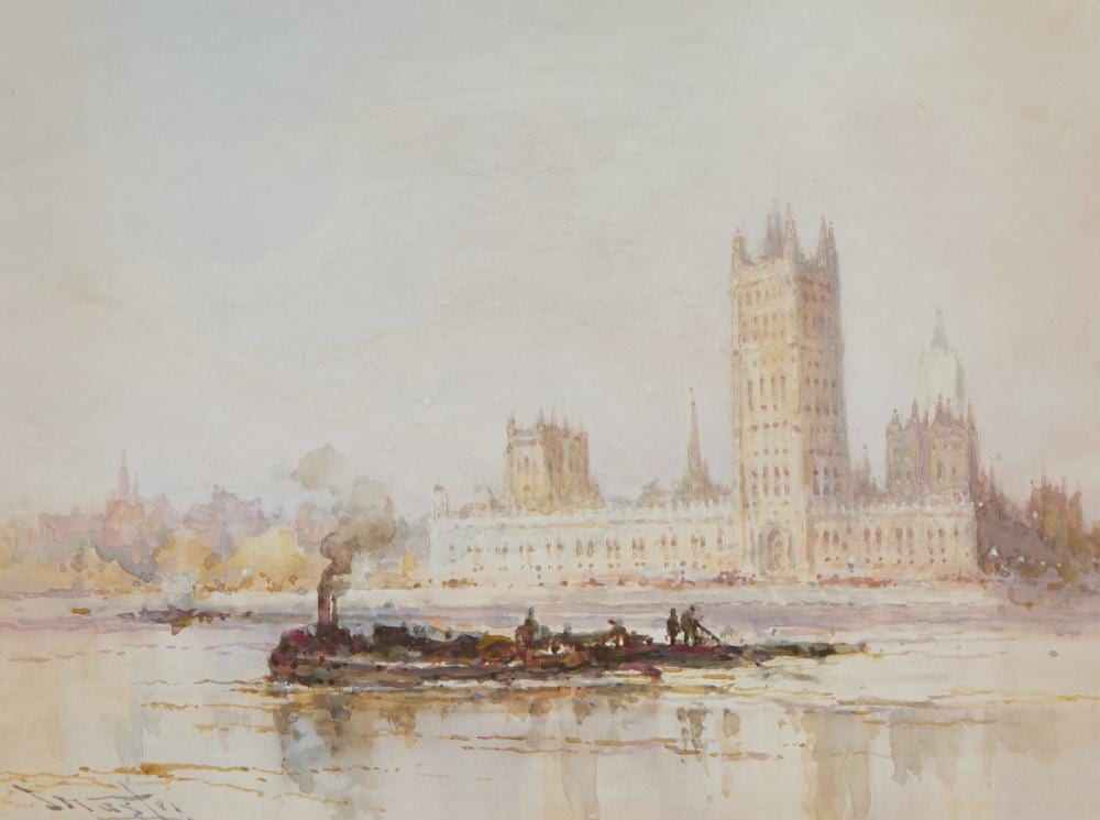 frank wasley 1848 1934 houses of parliament from lambeth · Elstob Auctioneers · 2026-02-19 Frank Wasley comparable auction result: frank wasley 1848 1934 houses of parliament from lambeth