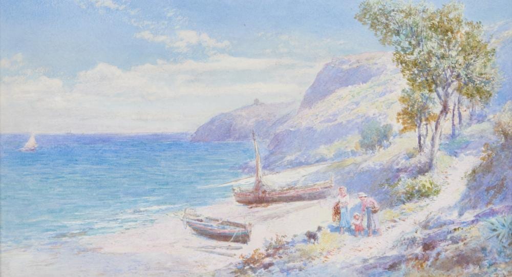 charles rowbotham exh 1881 1913 near noli on the coast of genoa · Elstob Auctioneers · 2026-02-19 Charles Rowbotham comparable auction result: charles rowbotham exh 1881 1913 near noli on the coast of genoa