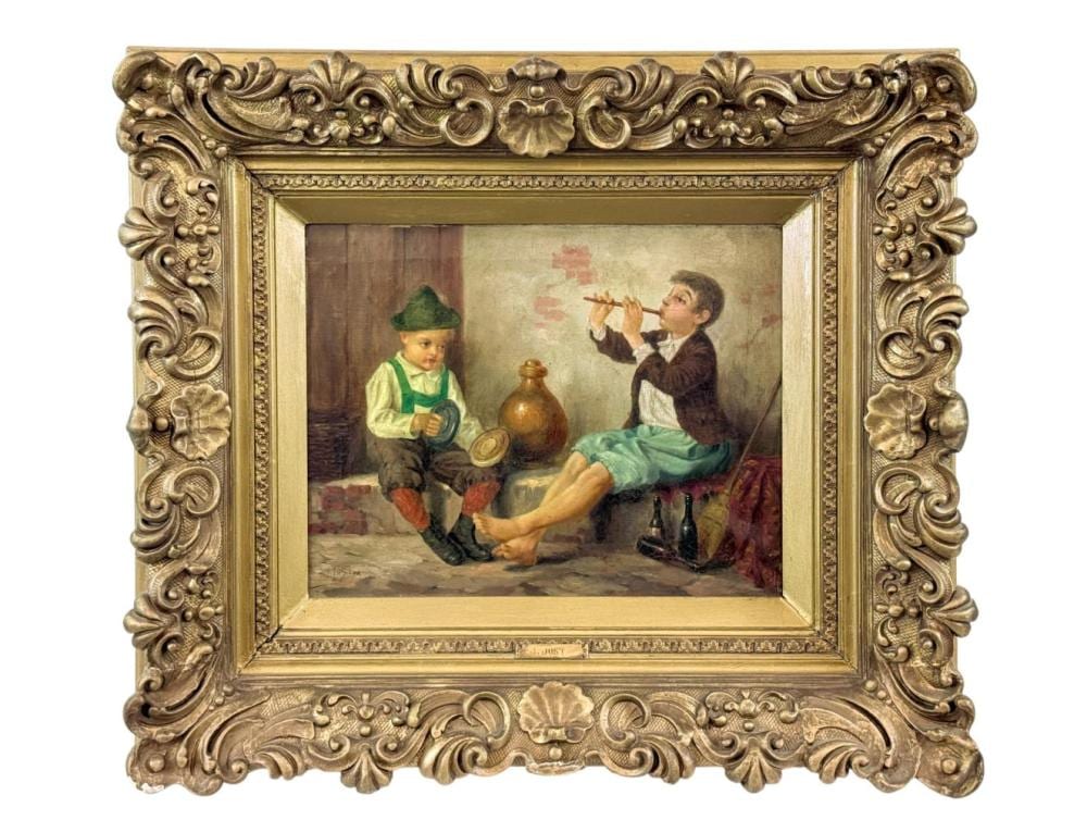Josef Jost comparable auction result: joseph jost boys with instruments o c