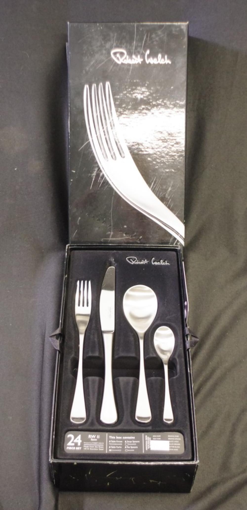 Robert Welch comparable auction result: robert welch england set stainless steel cutlery