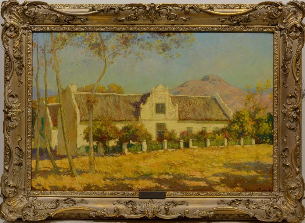 edward roworth sa 1880 1964 oil la provence franschhoek signed titled verso 60 x 90 · 5th Avenue Auctioneers · 2026-02-22 Edward Roworth comparable auction result: edward roworth sa 1880 1964 oil la provence franschhoek signed titled verso 60 x 90