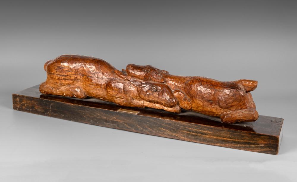 Joseph Constantinovsky comparable auction result: joseph constant 1892 1969 doe and fawn