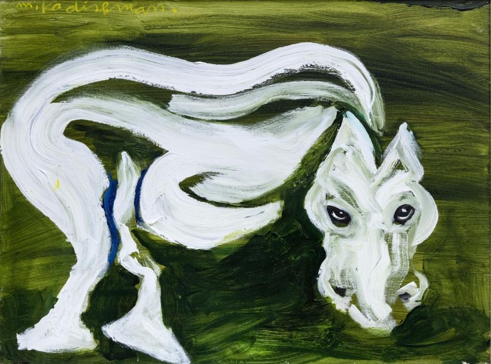 Menashe Kadishman comparable auction result: menashe kadishman 1932 2015 hors e91