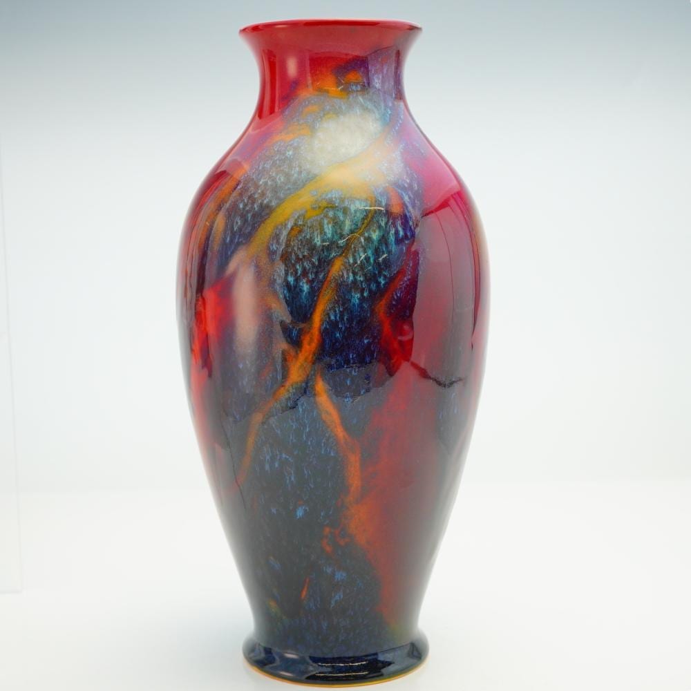 Charles Noke comparable auction result: royal doulton flambe sung vase by charles noke