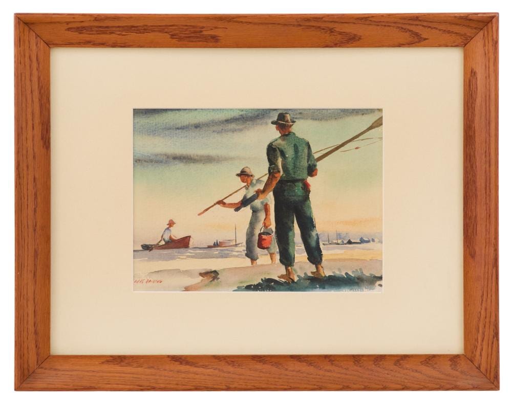Charles Henry Reinike comparable auction result: charles henry reinike american louisiana 1906 1983 fishermen