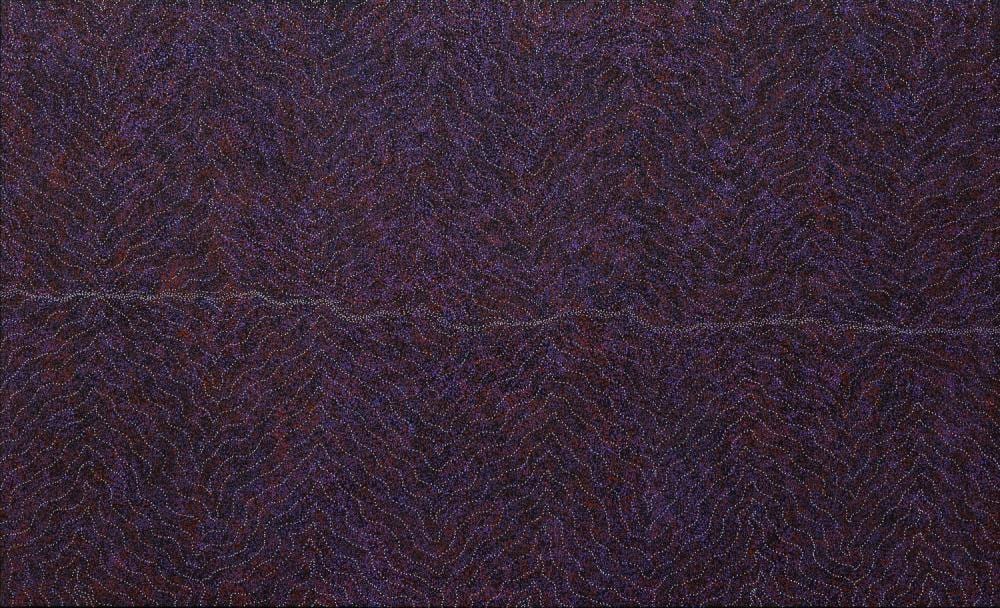 Annie Nelson Napangardi comparable auction result: annie nelson napangardi pattern of the desert acrylic on canvas 91cm x 149cm