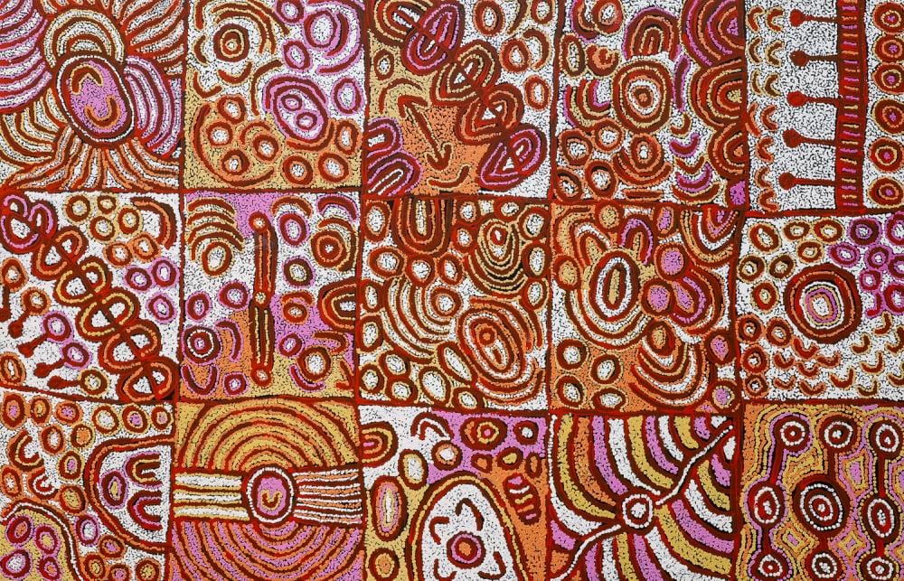 Marlene Young Nungurrayi comparable auction result: marlene young nungurrayi womens ceremony acrylic on canvas 100cm x 155cm
