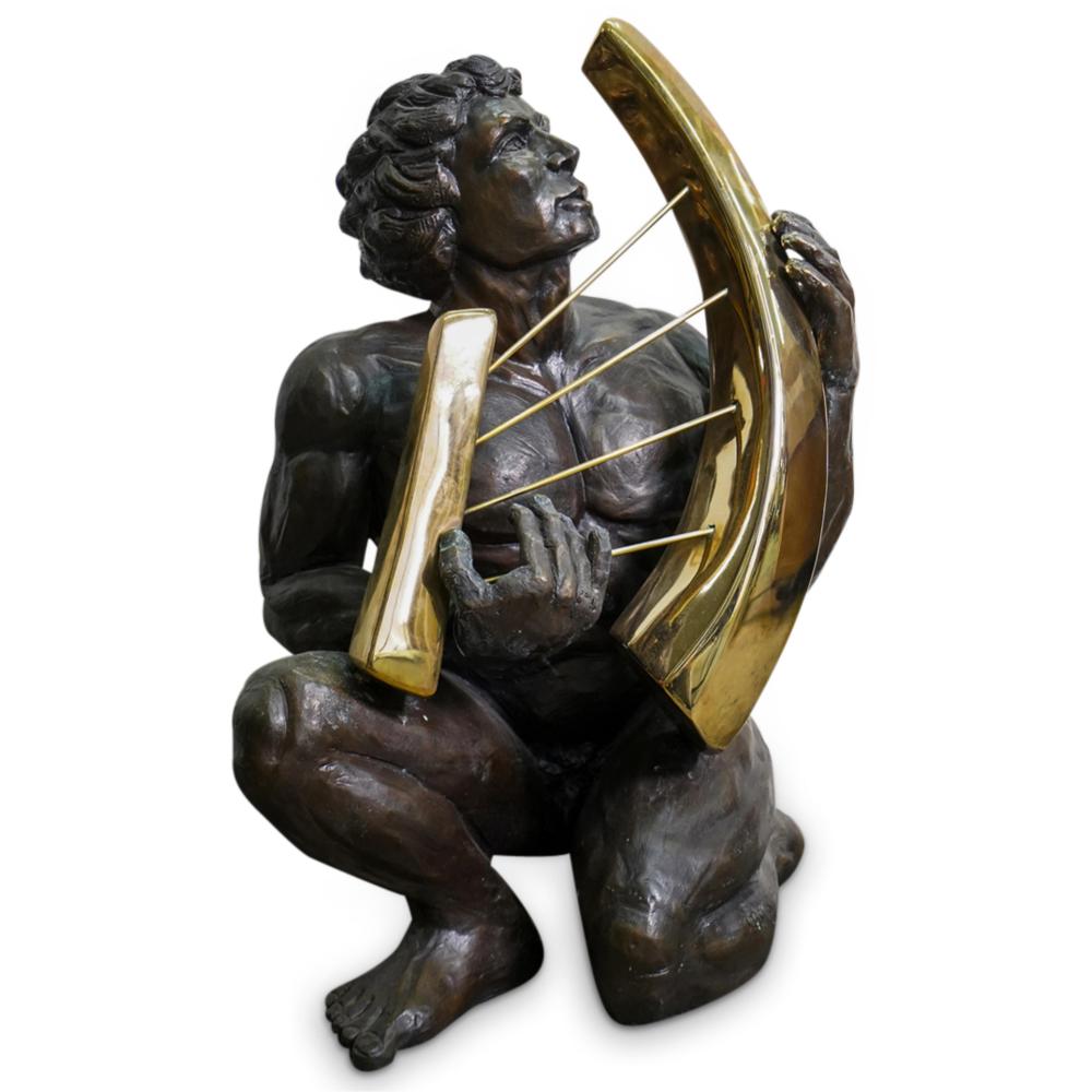 Large Yossi Barel (Israeli, B. 1951) Bronze Sculpture sold by Akiba Galleries, lot 141 — auction record photograph