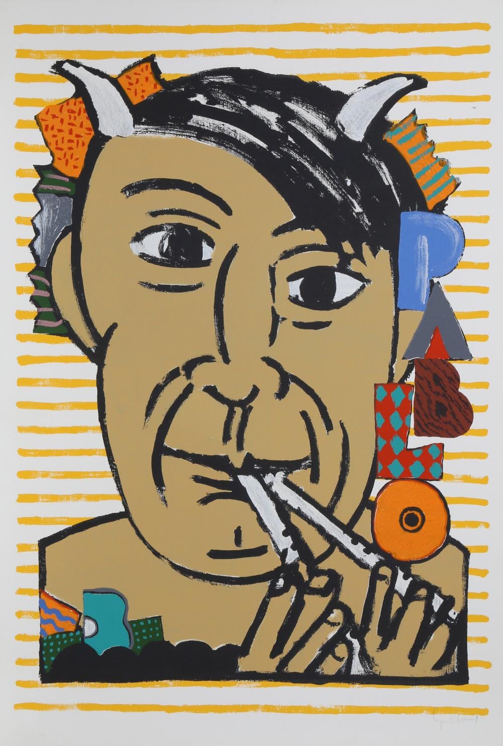 Seymour Chwast comparable auction result: seymour chwast pablo picasso screenprint