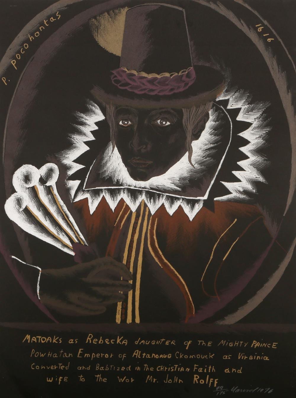 Marisol comparable auction result: marisol escobar pocahontas lithograph