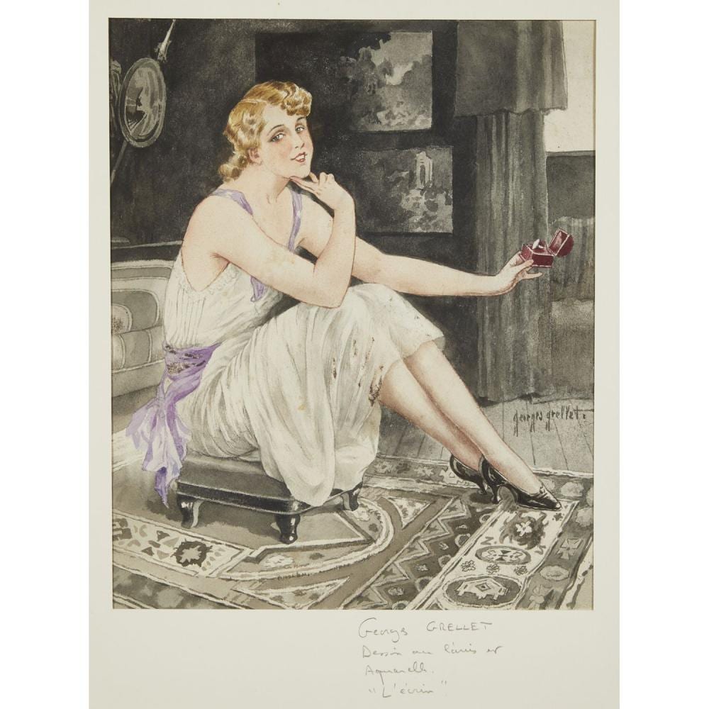 Georges Grellet comparable auction result: georges grellet 1869 1959