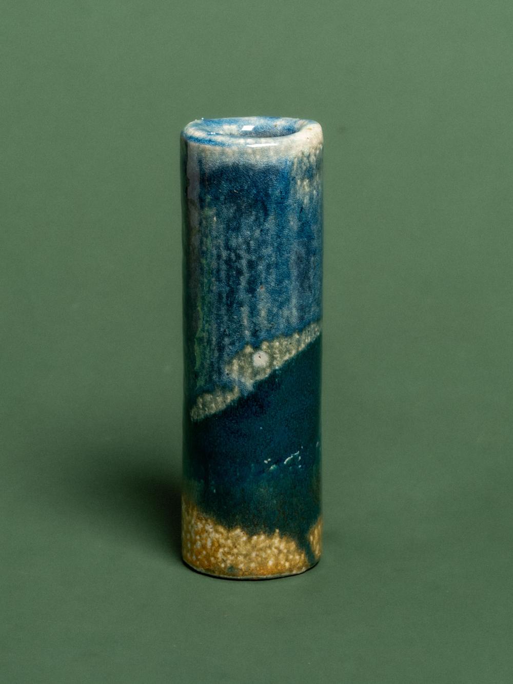 Dieter Crumbiegel comparable auction result: dieter crumbiegel n 1938 jarra em cer mica vidrada alem de formato cil ndrico alt aprox 19 cm