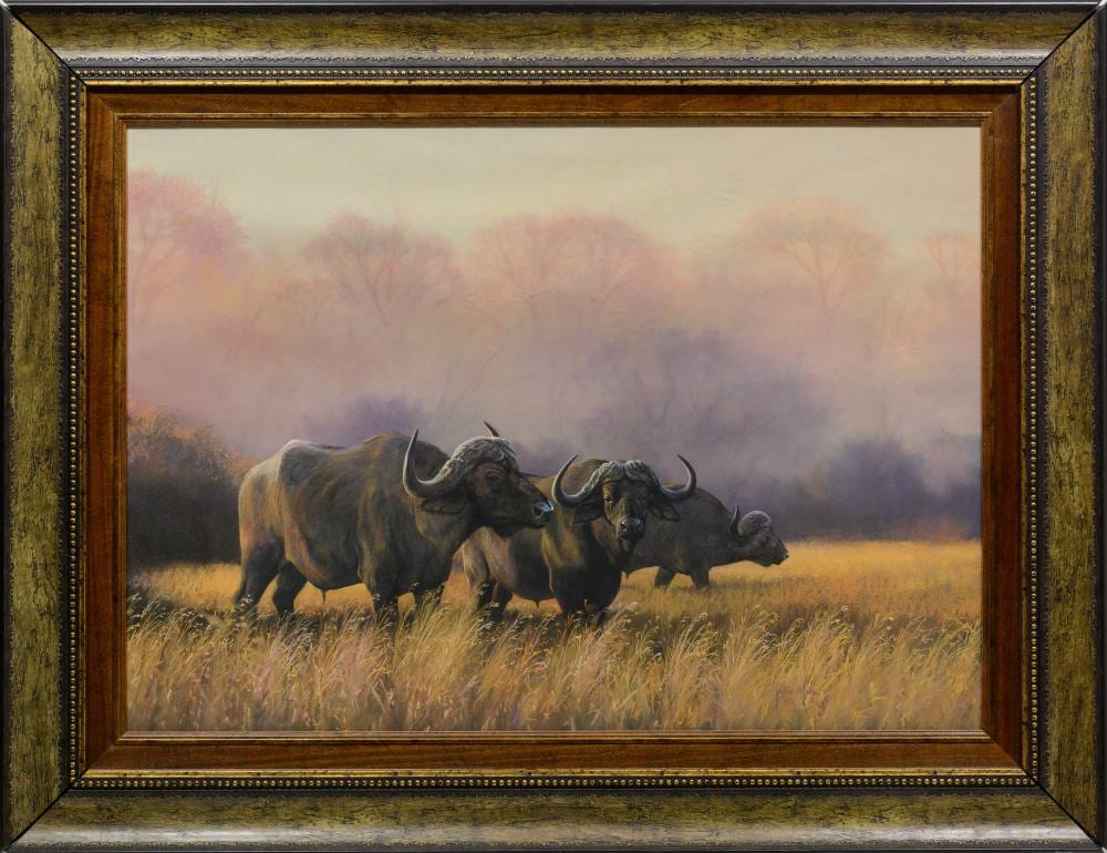 ignatius marx sa born 1962 pastel water buffalo signed 62 x 87 · 5th Avenue Auctioneers · 2026-02-22 Ignatius Marx comparable auction result: ignatius marx sa born 1962 pastel water buffalo signed 62 x 87