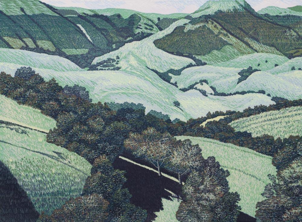 gordon mortensen 1980 color woodcut los tulares · Concept Art Gallery · 2026-03-04 Gordon Mortensen comparable auction result: gordon mortensen 1980 color woodcut los tulares