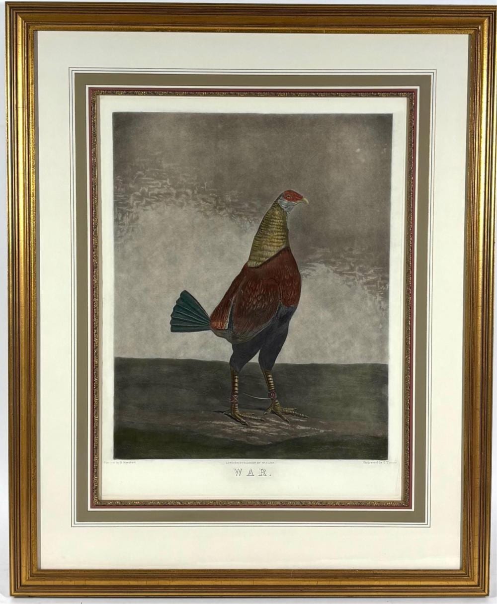 Benjamin Marshall comparable auction result: benjamin marshall english 1768 1835 war hand colored engraving by c turner london published by w c lee