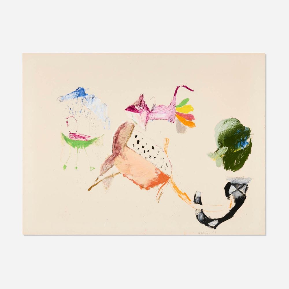 John Altoon comparable auction result: john altoon untitled
