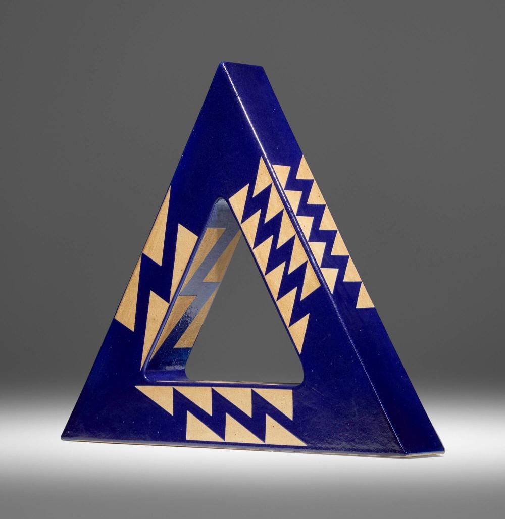 John Mason comparable auction result: john mason triangle blue lightning