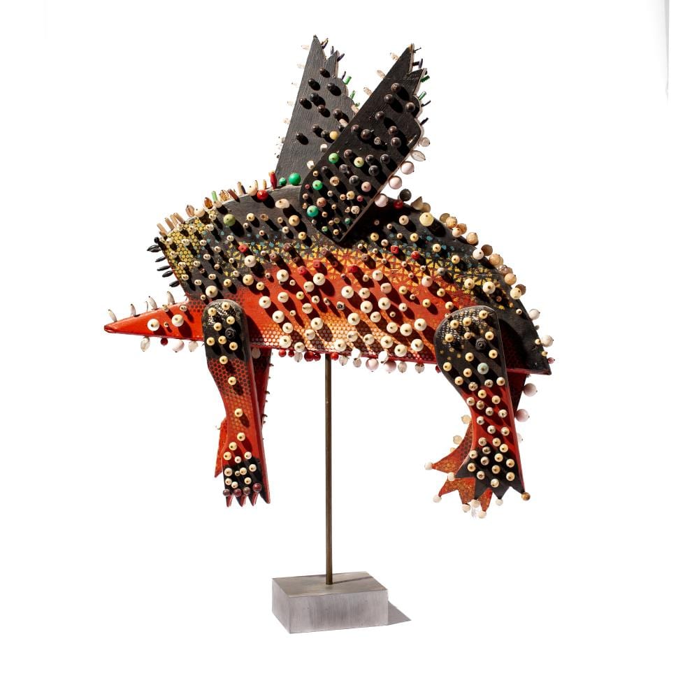 Gerome Kamrowski comparable auction result: gerome kamrowski large beast mixed media