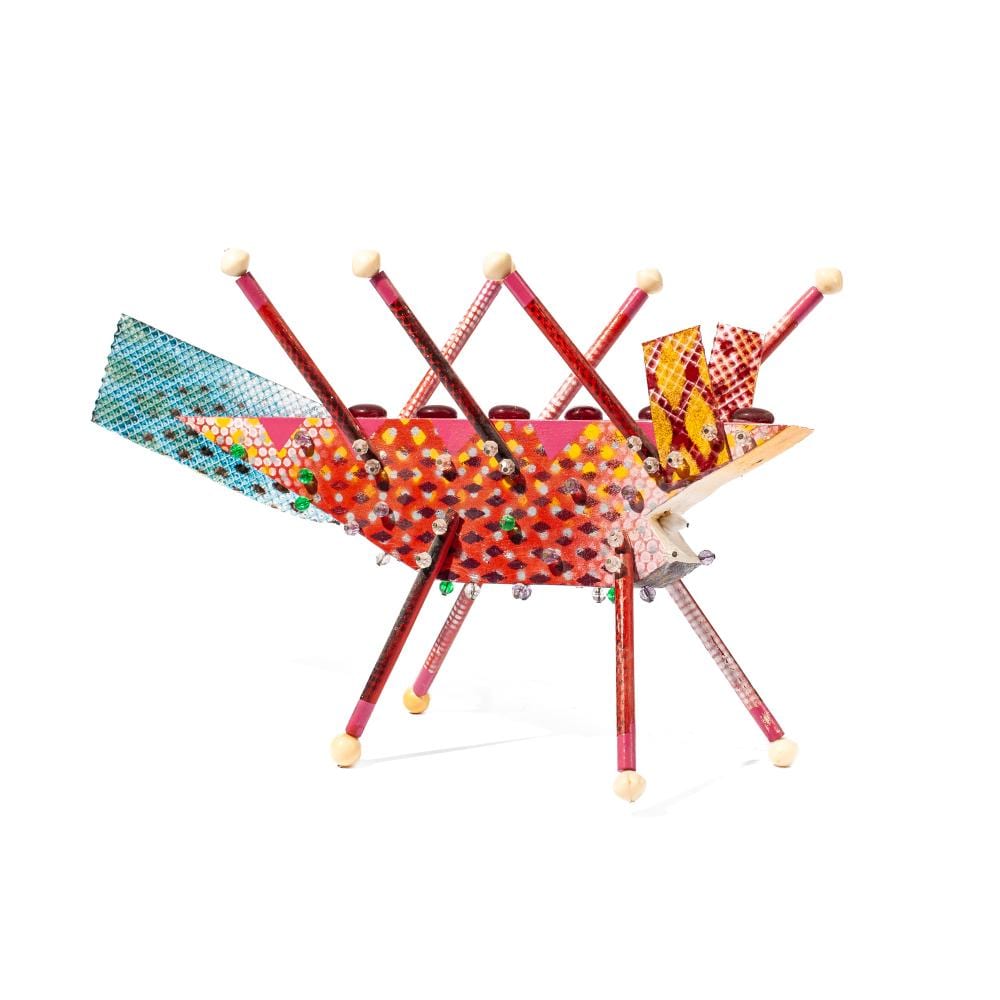 Gerome Kamrowski comparable auction result: gerome kamrowski pink beast mixed media