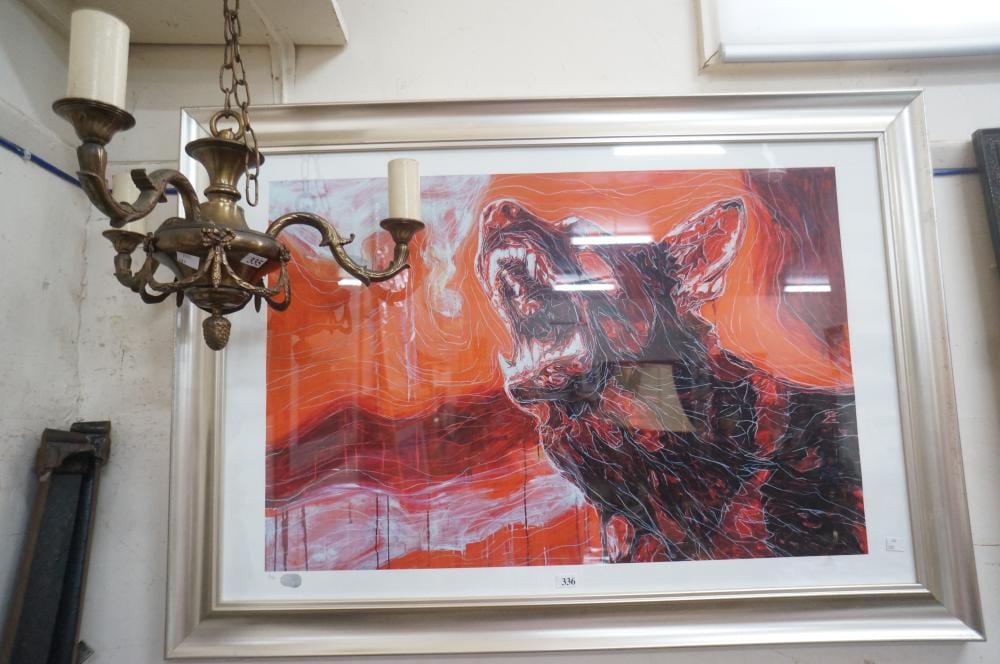 Nick Morris comparable auction result: nick morris limited edition print 5 30 end this reign signed with thumb print certification 79 x 53 cm