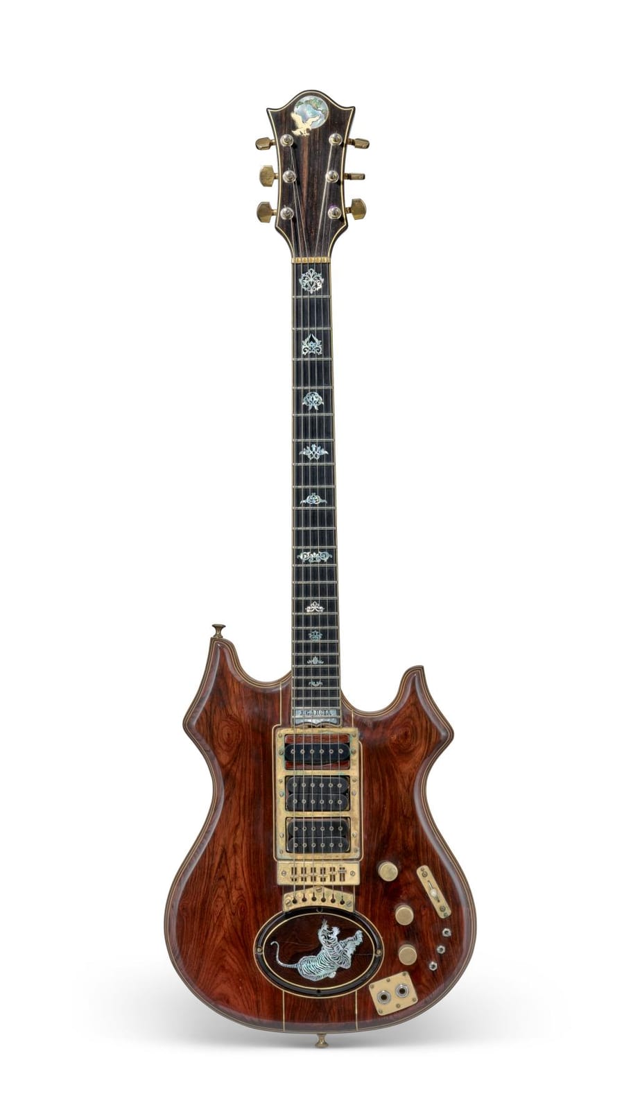 Jerry Garcia: A Custom-Built Electric Guitar, KNOWN AS ‘TIGER’. DOUG IRWIN, comparable sale