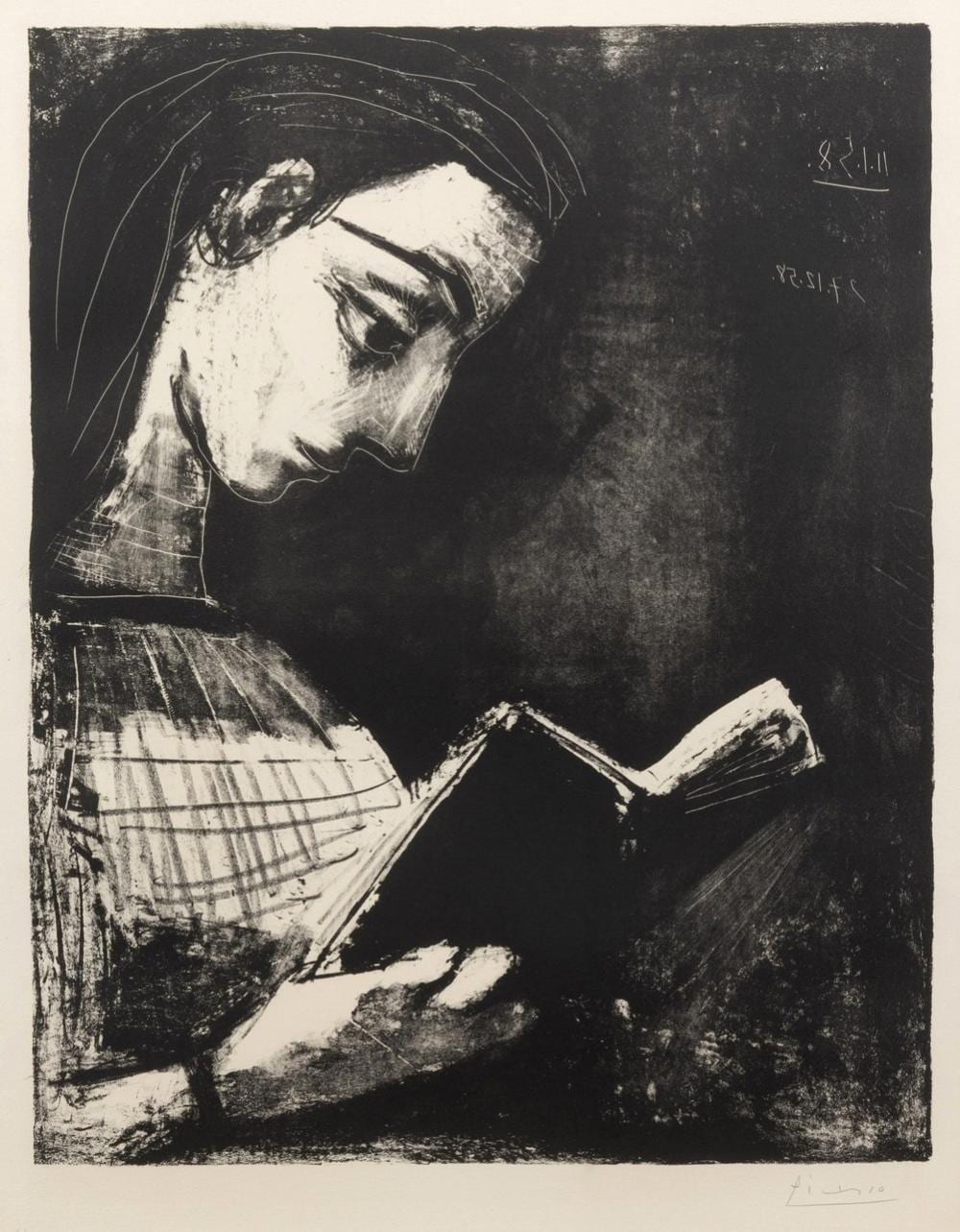 Pablo Picasso_Jacqueline lisant comparable sale
