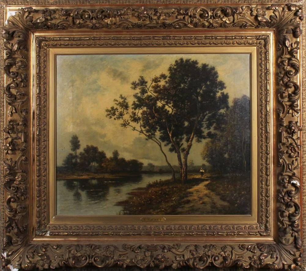 l on richet 1847 solesmes 1907 fontainebleau representative of the barbizon school · Auktionshaus HanseArt · 2026-02-28 Léon Richet comparable auction result: l on richet 1847 solesmes 1907 fontainebleau representative of the barbizon school