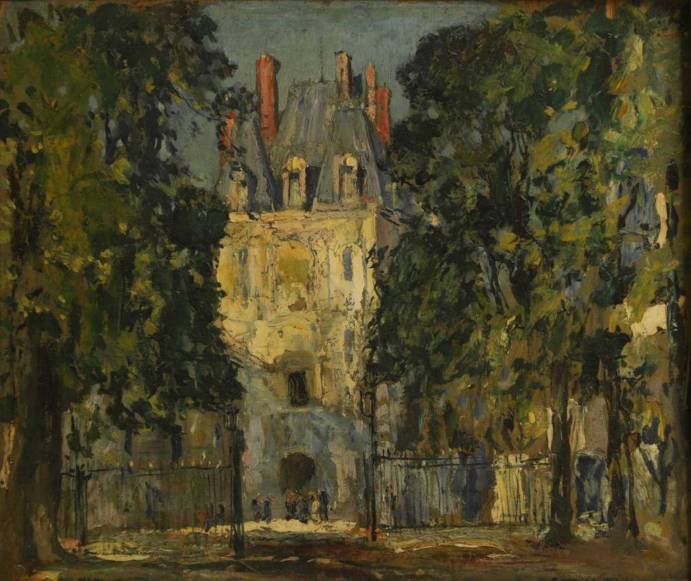 Alexander Jamieson comparable auction result: alexander jamieson british 1873 1937 le pavillon de maintenon fontainebleau