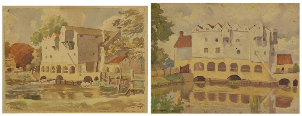 Ethelbert White comparable auction result: ethelbert white british 1891 1972 two paintings of coltishall mill norfolk