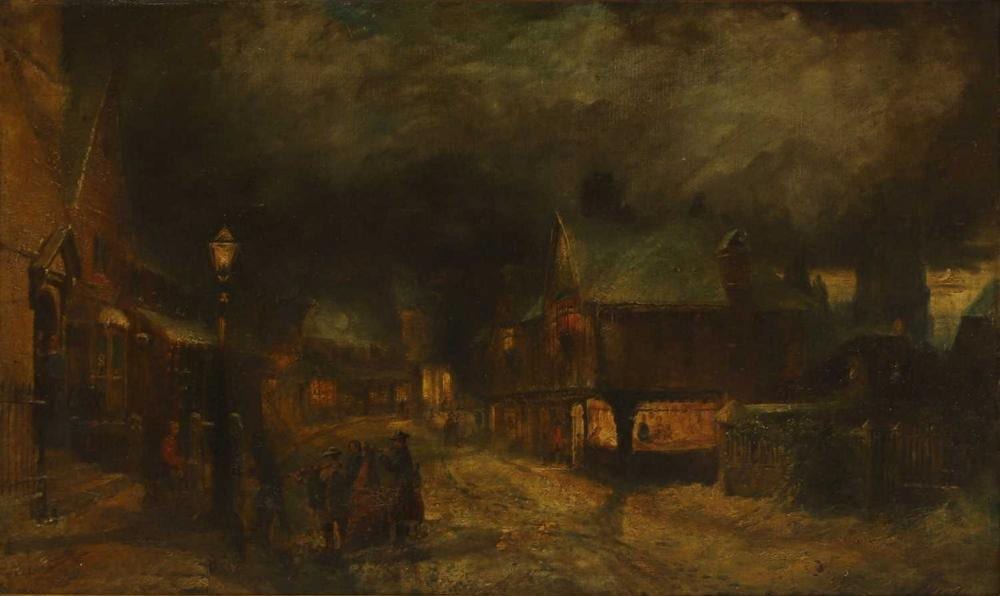 John Buxton Knight comparable auction result: john buxton knight british 1843 1908 old sevenoaks