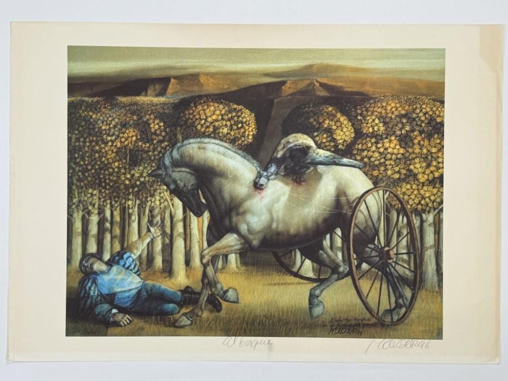 david manzur b 1929 signed color print · Joshua Kodner · 2026-02-21 David Manzur Londoño comparable auction result: david manzur b 1929 signed color print