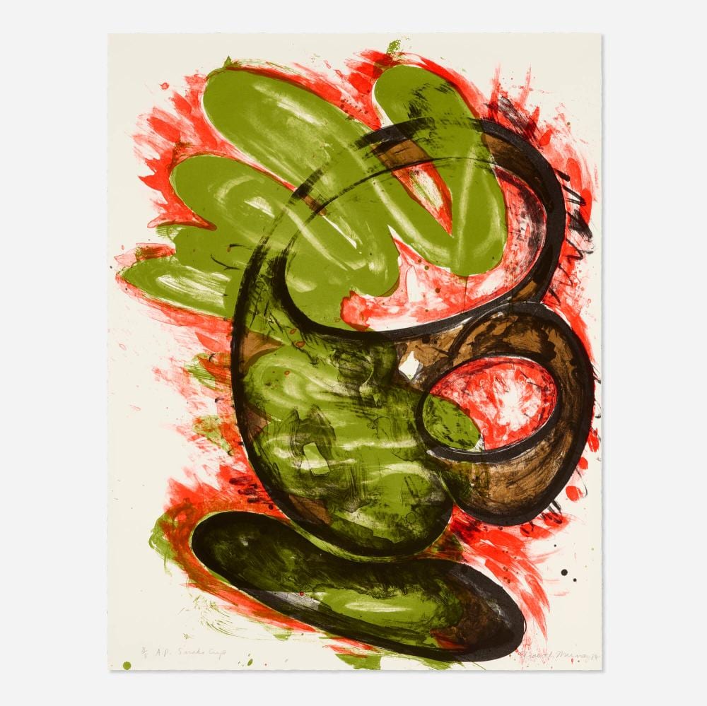 Elizabeth Murray comparable auction result: elizabeth murray snake cup