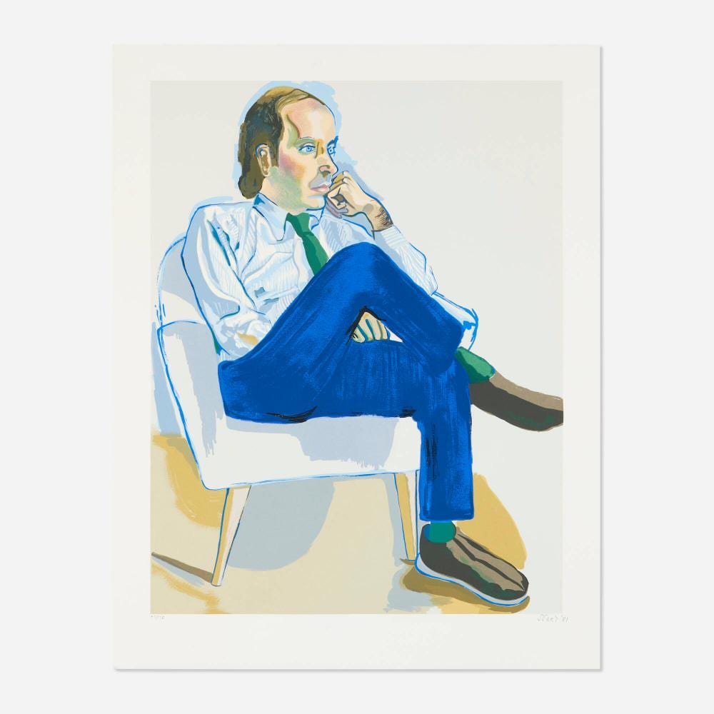 Alice Neel comparable auction result: alice neel portrait of hartley stockton neel