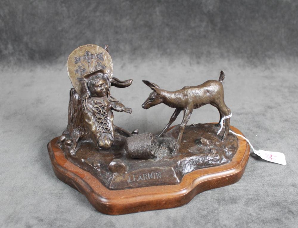 David Manuel comparable auction result: david manuel or wa b 1940 bronze sculpture