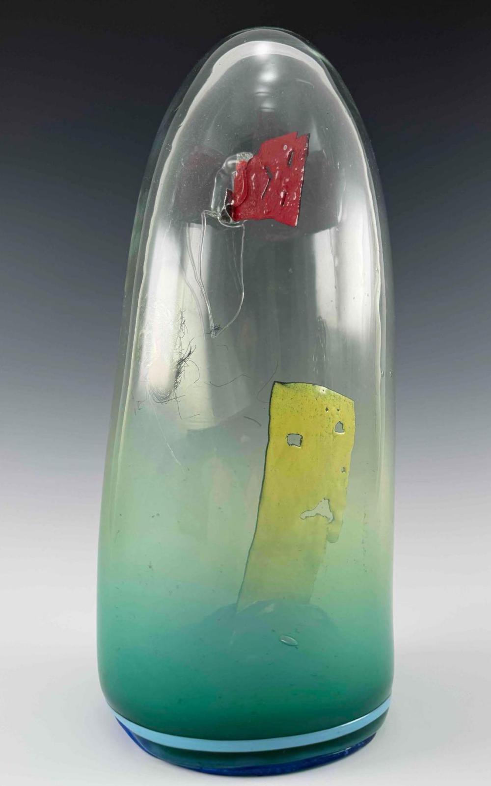 Hank Murta Adams comparable auction result: hank murta adams american b 1956 bush of division art glass and enameled steel sculpture