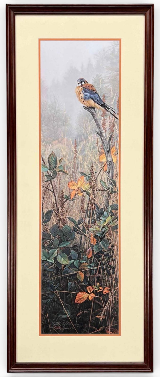Stephen Lyman comparable auction result: stephen lyman american 1957 1996 among the wild brambles signed lithograph