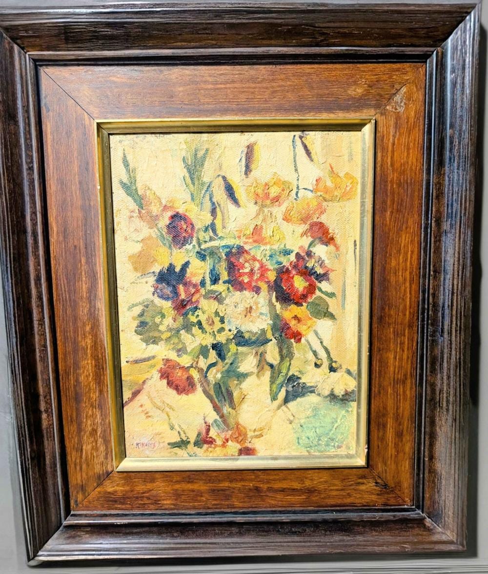 Michel Kikoïne comparable auction result: michel kikoine floral still life