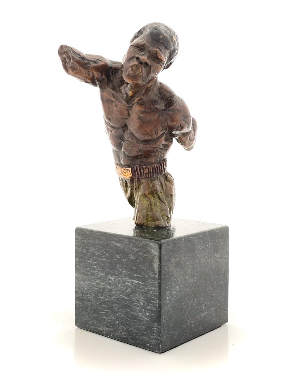 Paul Wegner comparable auction result: paul wegner muhammad ali bronze sculpture