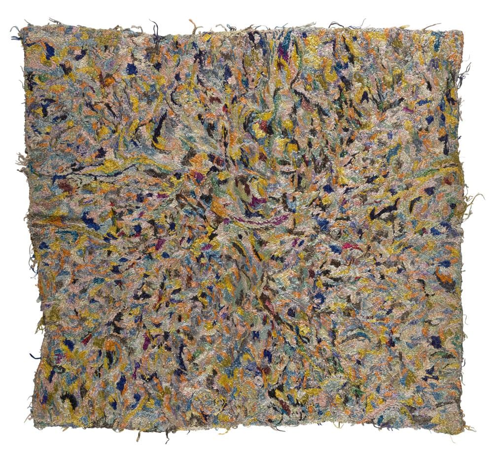 Madge Gill comparable auction result: madge gill 1882 1961 untitled embroidery thread on calico33 x 37 in