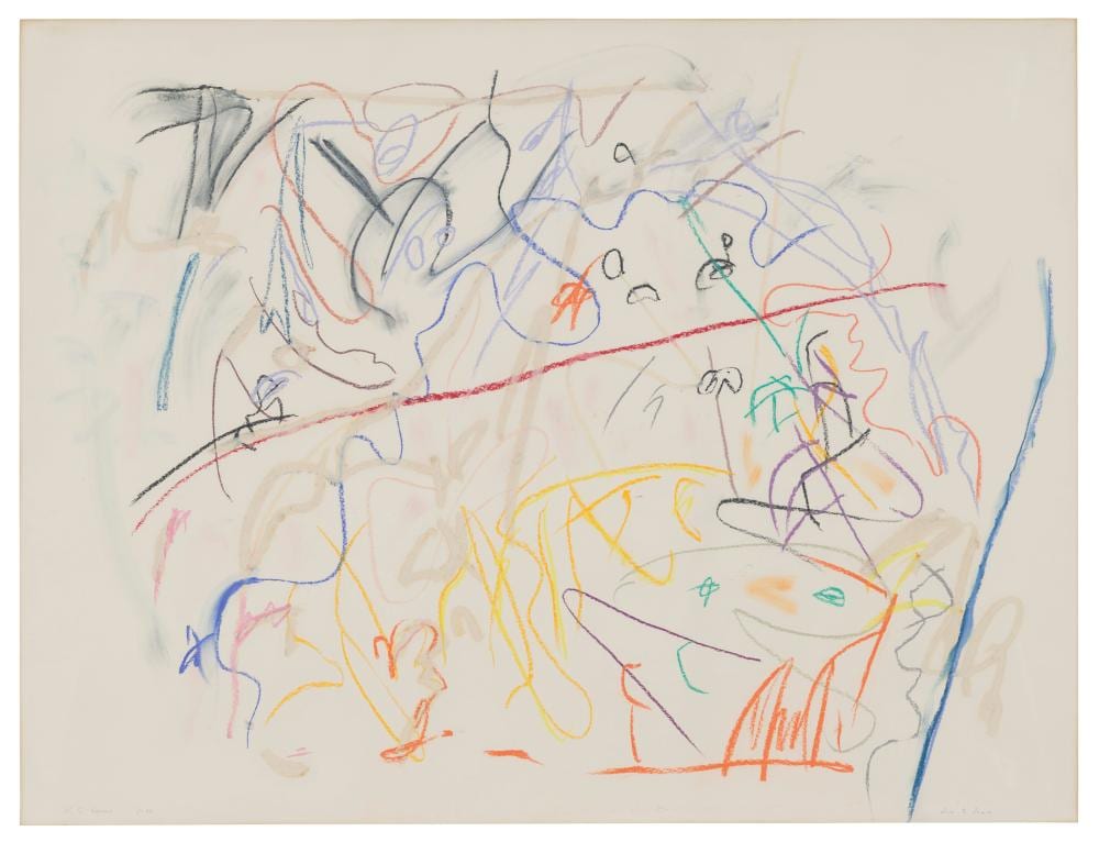 nancy graves 1939 1995 higa oil pastel and pastel on paper38 x 50 in · Christie's · 2026-02-27 Nancy Graves comparable auction result: nancy graves 1939 1995 higa oil pastel and pastel on paper38 x 50 in
