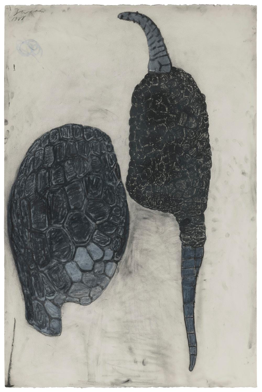 Terry Winters comparable auction result: terry winters b 1949 untitled chalk charcoal and oil stick on paper48