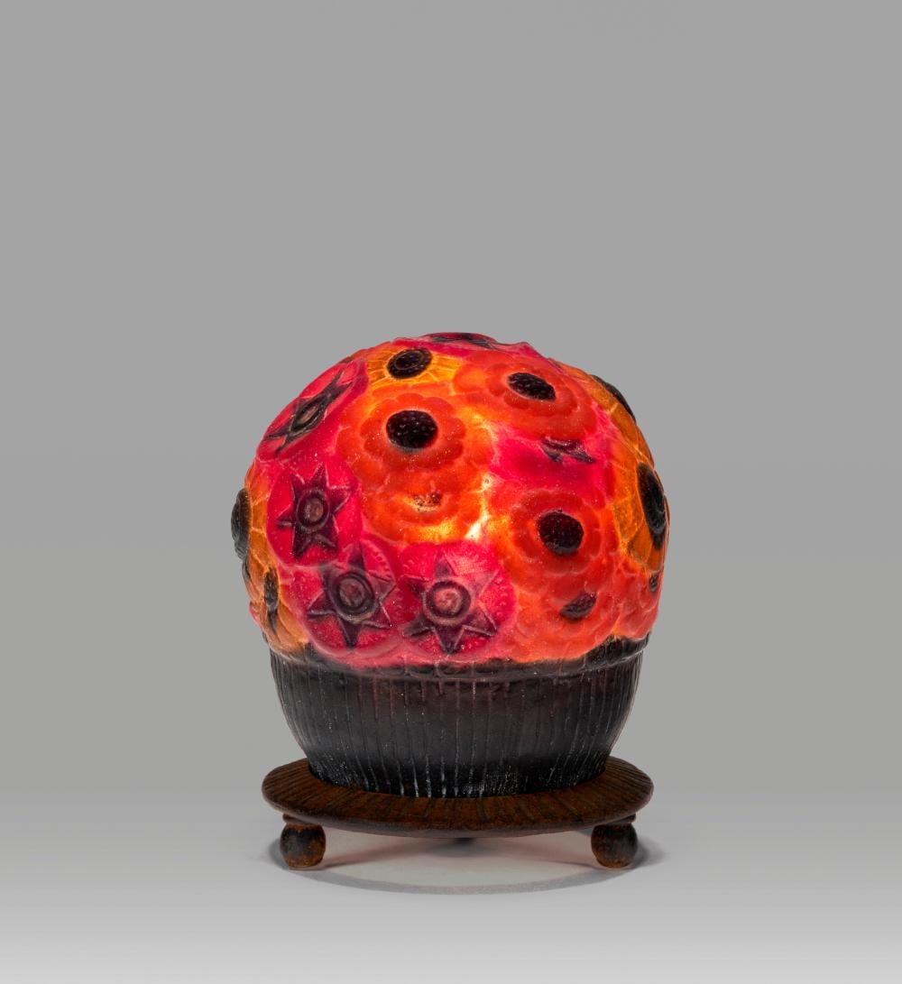 Gabriel Argy-Rousseau comparable auction result: gabriel argy rousseau 1885 1953 coupe fleurie veilleuse circa 1925 5