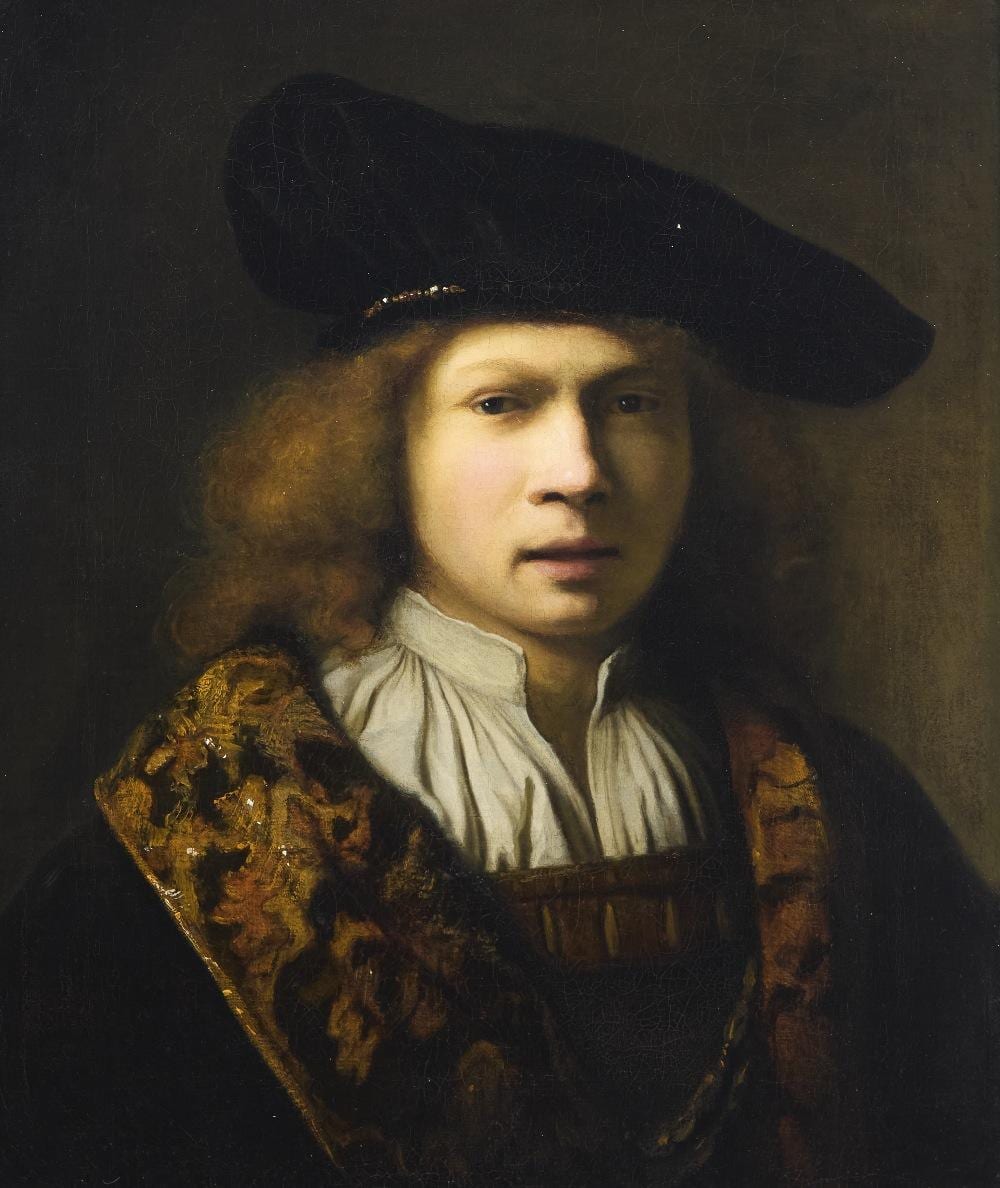 samuel van hoogstraten dutch 1627 1678 portrait of a yo · Roseberys · 2026-03-10 Samuel van Hoogstraten comparable auction result: samuel van hoogstraten dutch 1627 1678 portrait of a yo
