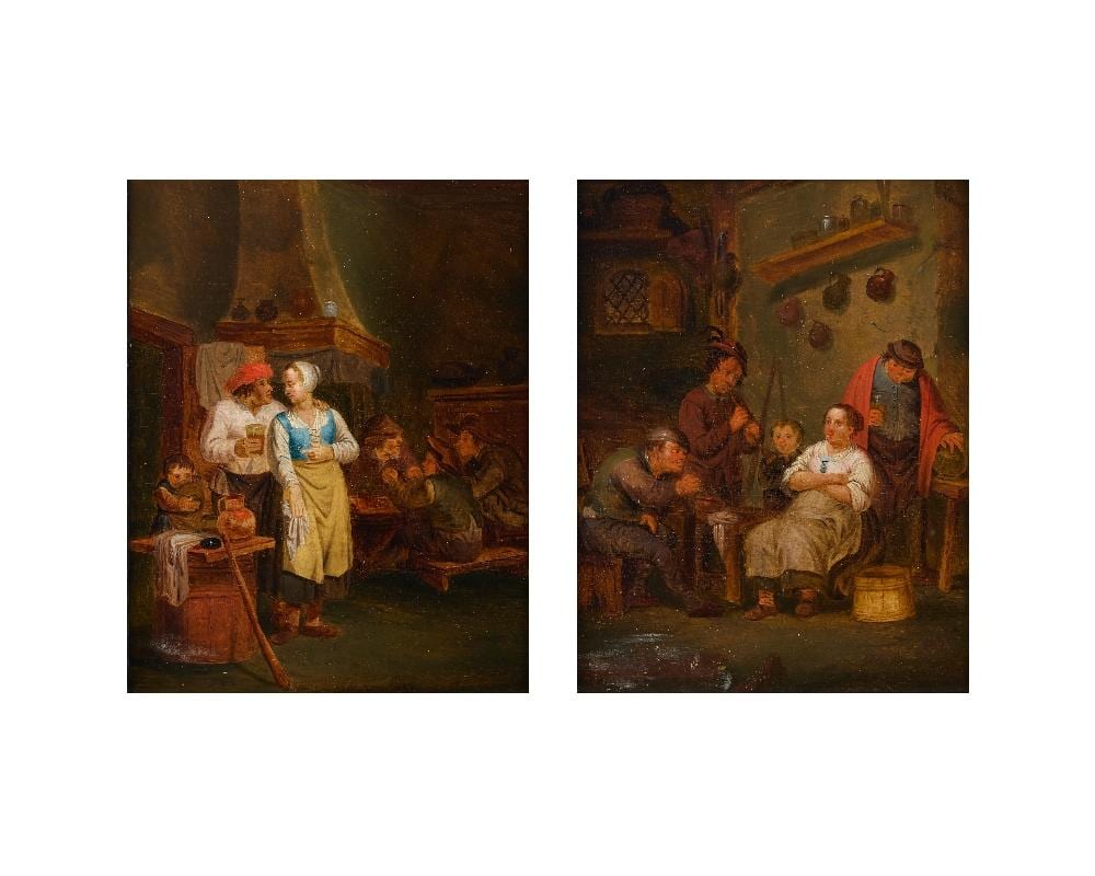 Gillis van Tilborgh comparable auction result: gillis van tilborgh flemish c 1625 c 1678 two tavern sc