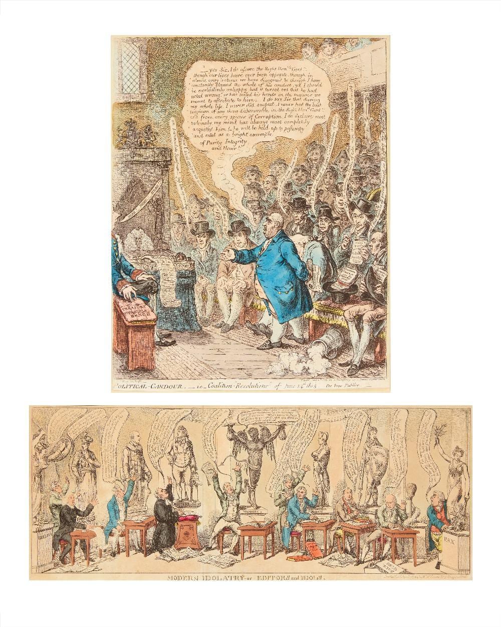James Gillray comparable auction result: james gillray british 1756 1815 political candour i e