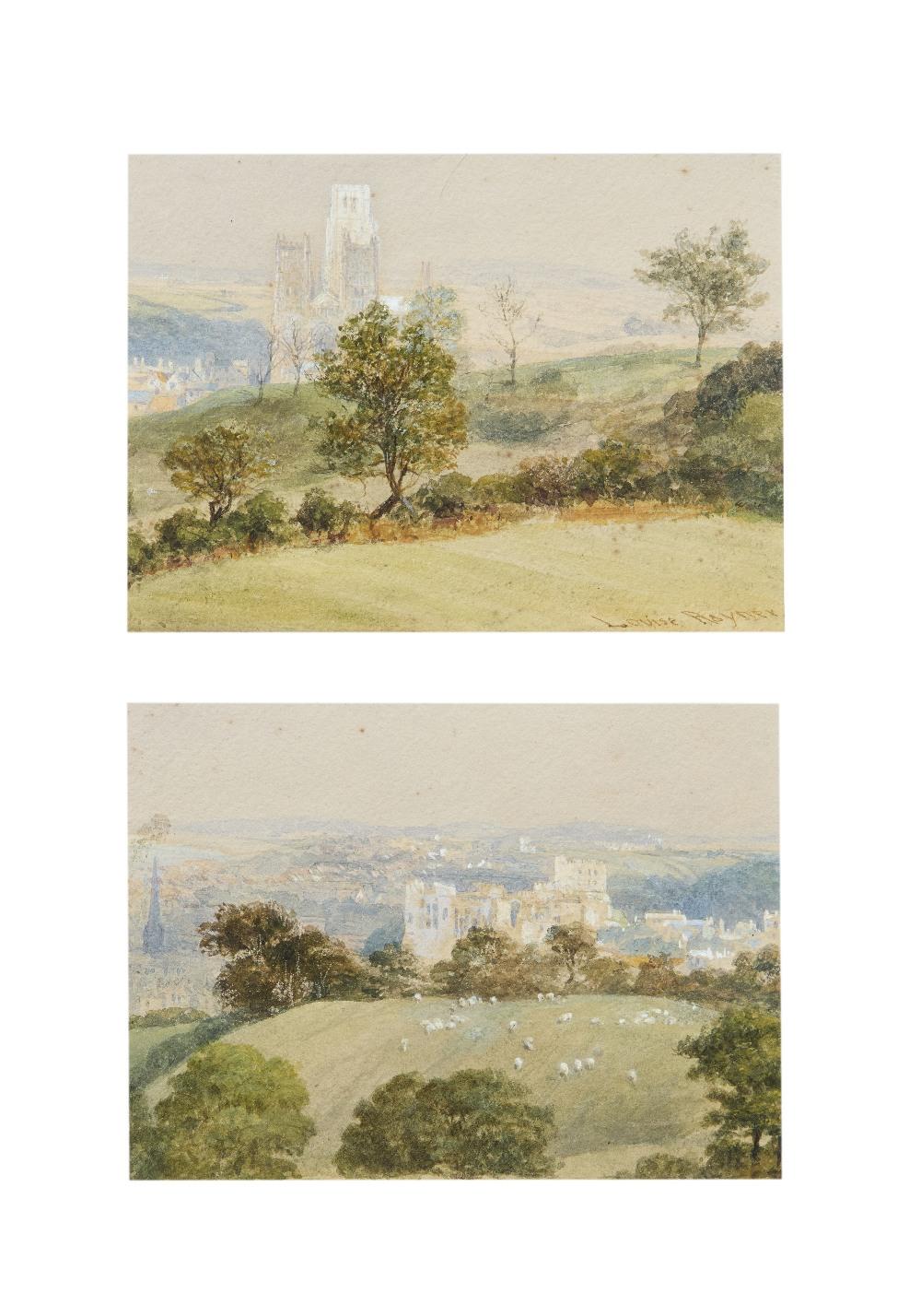 Louise Rayner comparable auction result: louise rayner british 1832 1924 view of durham cathedra