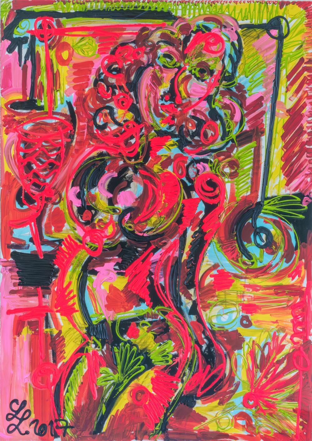 leon l wentraut kaiserslautern 1998 stay with me · Auktionshaus Stahl · 2026-03-07 Leon Löwentraut comparable auction result: leon l wentraut kaiserslautern 1998 stay with me