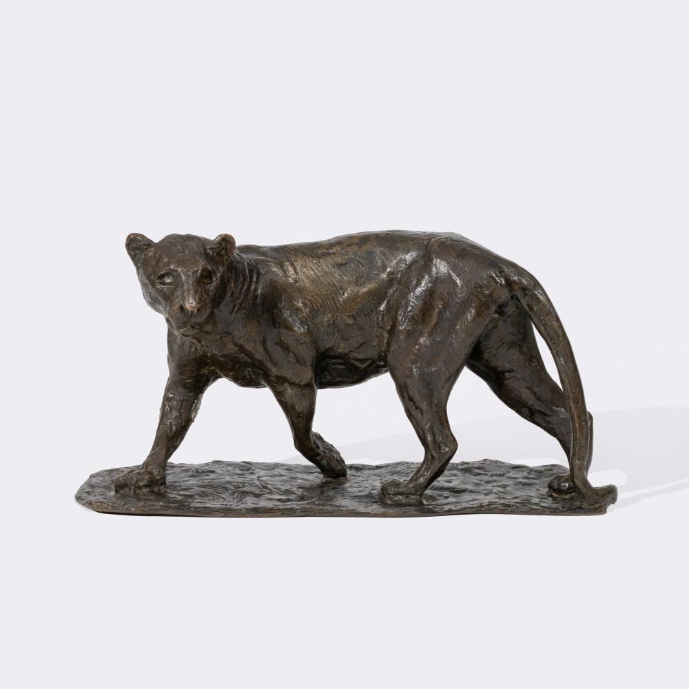 Roger Godchaux comparable auction result: roger godchaux vend me 1878 paris 1958 lionne se tournant