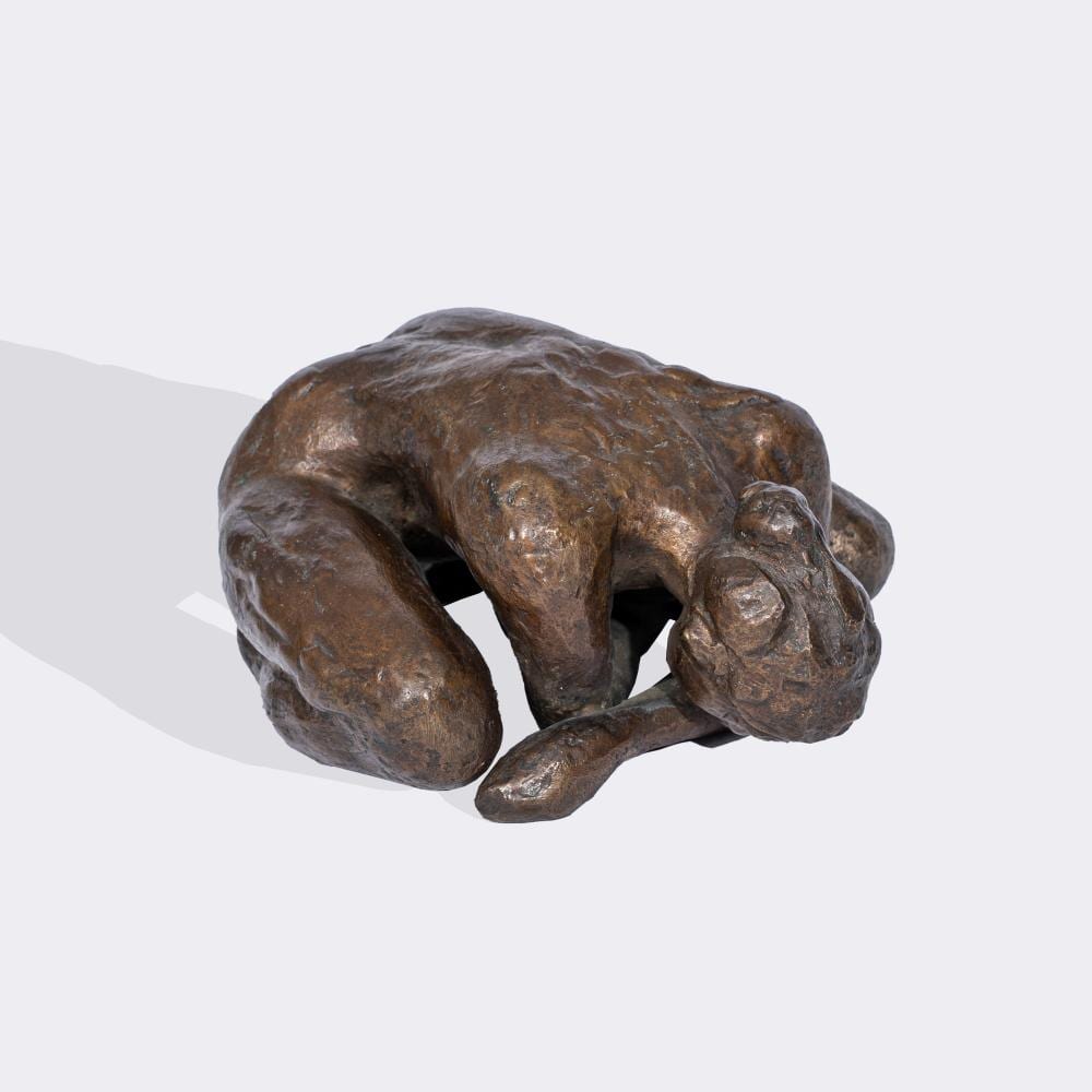 edgar augustin recklinghausen 1936 hamburg 1996 a crouching female nude · Auktionshaus Stahl · 2026-03-07 Edgar Augustin comparable auction result: edgar augustin recklinghausen 1936 hamburg 1996 a crouching female nude