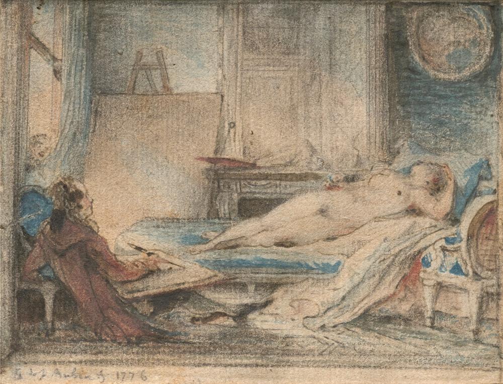 Gabriel de Saint-Aubin comparable auction result: gabriel de saint aubin paris 1724 1780 l acad mie particuli re graphi